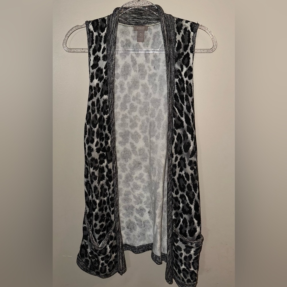 Chicos Animal Print Cardigan | 0